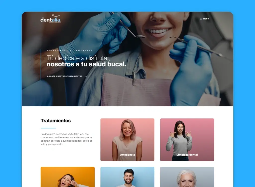 Diseño Web Dentalia