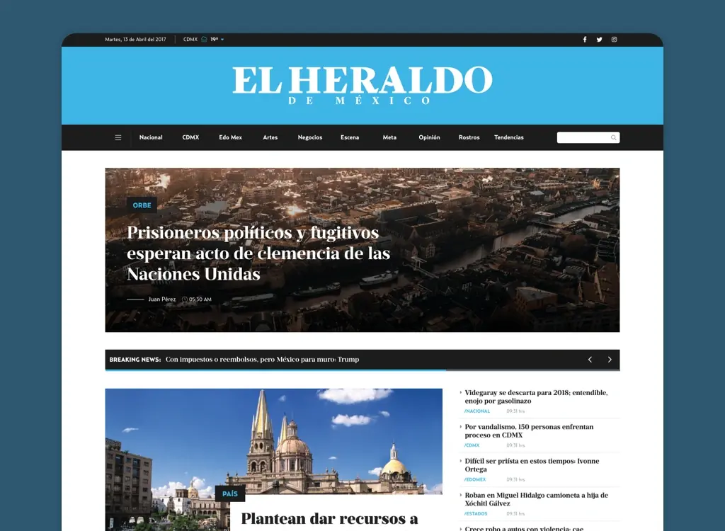 Diseño Heraldo De México